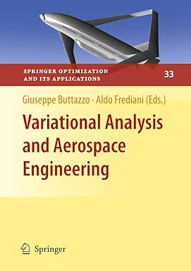 variational analysis and aerospace engineering 1st edition giuseppe buttazzo ,aldo frediani 1493950800,