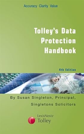 data protection handbook 1st edition susan singleton 075452941x, 978-0754529415