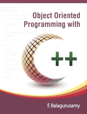 object oriented programming with c++ 1st edition e balagurusamy 125900161x, 978-1259001611