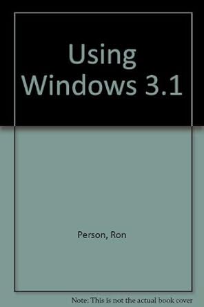 using windows 3 1 special edition ron person ,karen rose 0880227311, 978-0880227315