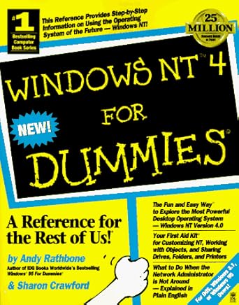 windows nt 4 for dummies 1st edition andy rathbone ,sharon crawford 1568846134, 978-1568846132