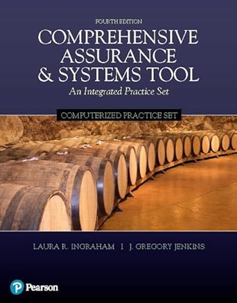 comprehensive assurance and systems tool computerized practice set 4th edition laura ingraham ,greg jenkins