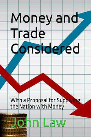 money and trade considered with a proposal for supplying the nation with money 1st edition john law