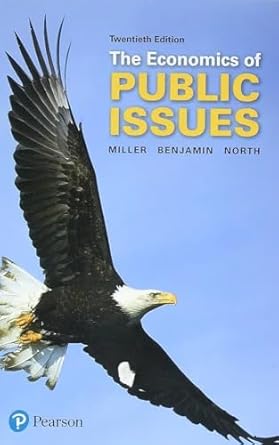 the economics of public issues 1st edition roger miller b0crq3dv87