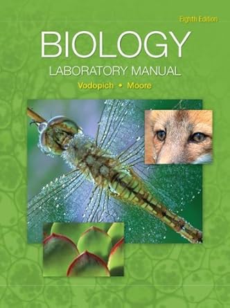 biology laboratory manual 8th edition darrell vodopich ,randy moore 007299522x, 978-0072995220