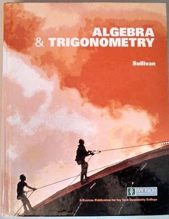 algebra and trigonometry 8th edition michael sullivan iii 0558228445, 978-0558228446