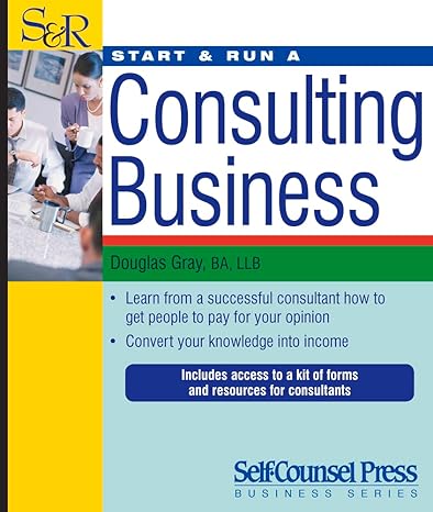 start and run a consulting business nin edition douglas gray ba llb 1770400451, 978-1770400450