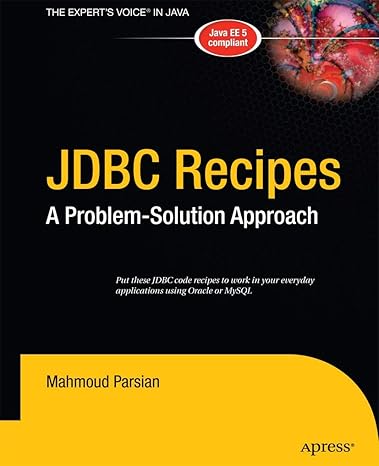 jdbc recipes a problem solution approach 1st edition mahmoud parsian 1430211997, 978-1430211990