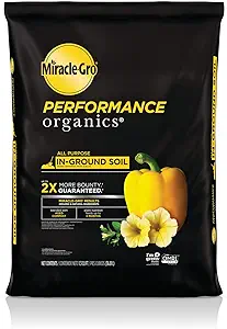 miracle gro performance organics all purpose in ground soil organic and natural ingredients soil for