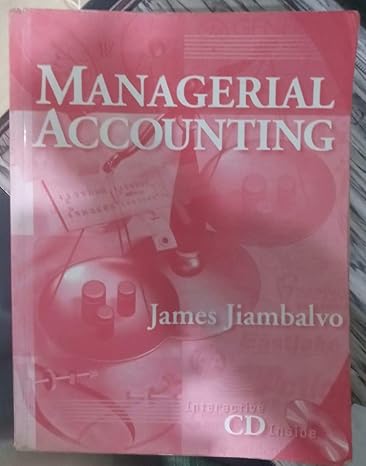 managerial accounting 1st edition jiambalvo james 9971514060, 978-9971514068