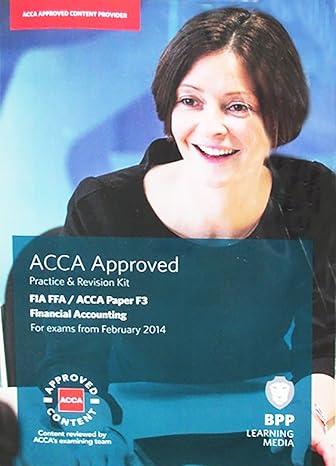 fia foundations of financial accounting ffa revision kit 1st edition  1445370344, 978-1445370347