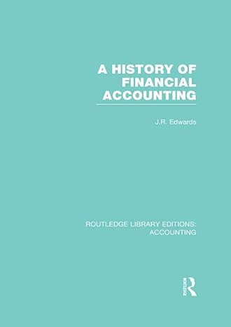 a history of financial accounting 1st edition j edwards b0bqzg6y9v, 978-1138965539