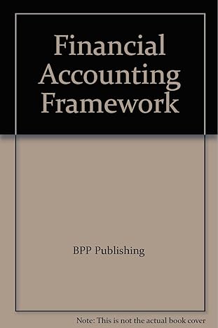 financial accounting framework 1st edition bpp publishing 075177006x, 978-0751770063