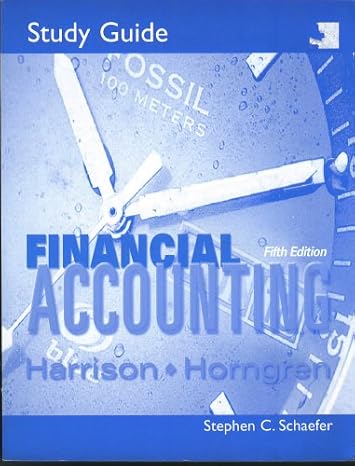 financial accounting study guide 1st edition harrison b000wl0sue