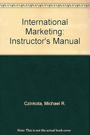 international marketing 5th edition michael r , ronkainen ilkka a czinkota 0030244676, 978-0030244674