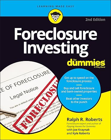 foreclosure investing for dummies 2nd edition ralph r roberts ,joseph kraynakkyle roberts 1119860989,