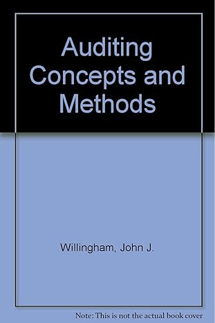 auditing concepts and methods 3rd edition john j willingham 0070706069, 978-0070706064