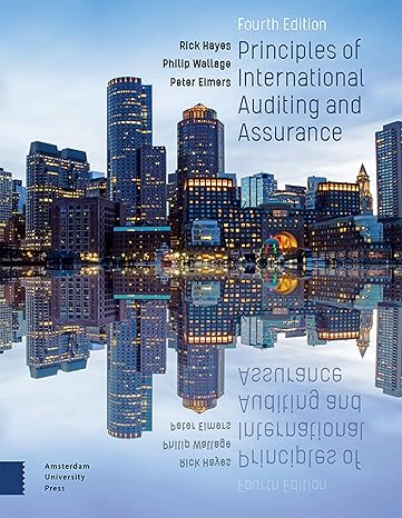 principles of international auditing and assurance 1st edition rick hayes ,philip wallage ,peter eimers