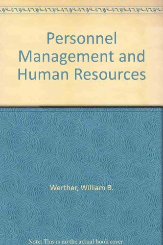 personnel management and human resources 2nd edition werther, william b 0070694338, 9780070694330