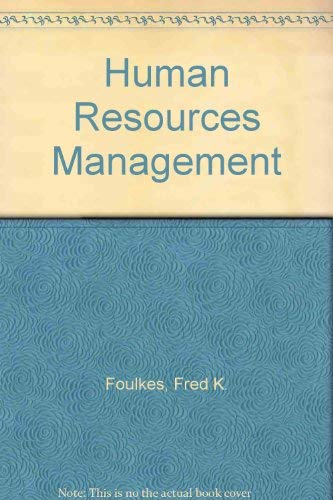 human resources management readings  foulkes, fred k. 0134459172, 9780134459172