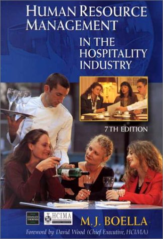 human resource management in the hospitality industry 7th edition boella, m. j. 0748754660, 9780748754663