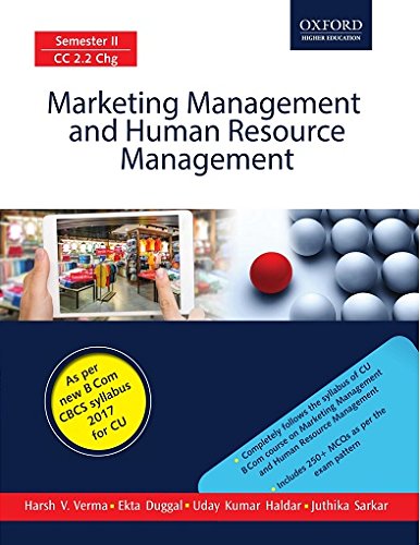 marketing management and human resource management 1st edition harsh v. verma, ekta duggal, uday kumar haldar