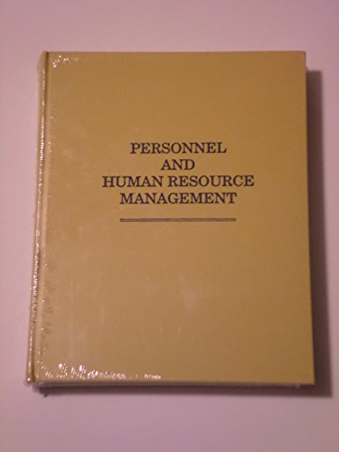 personnel and human resource management revised, subsequent edition sikula, andrew f., mckenna, john f.