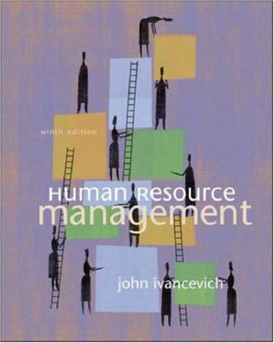 human resource management 9th edition john m. ivancevich 0071232486, 9780071232487