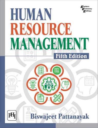 human resource management 5th revised edition pattanayak 9387472817, 9789387472815