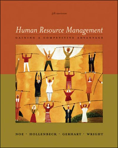 human resource management 5rev edition noe 0071116281, 9780071116282