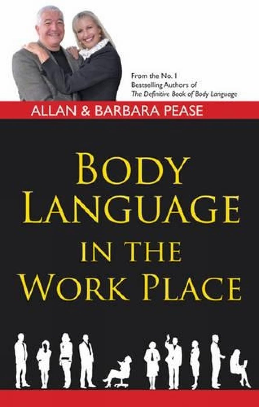 body language in the workplace  allan & barbara pease 8183222471, 9788183222471