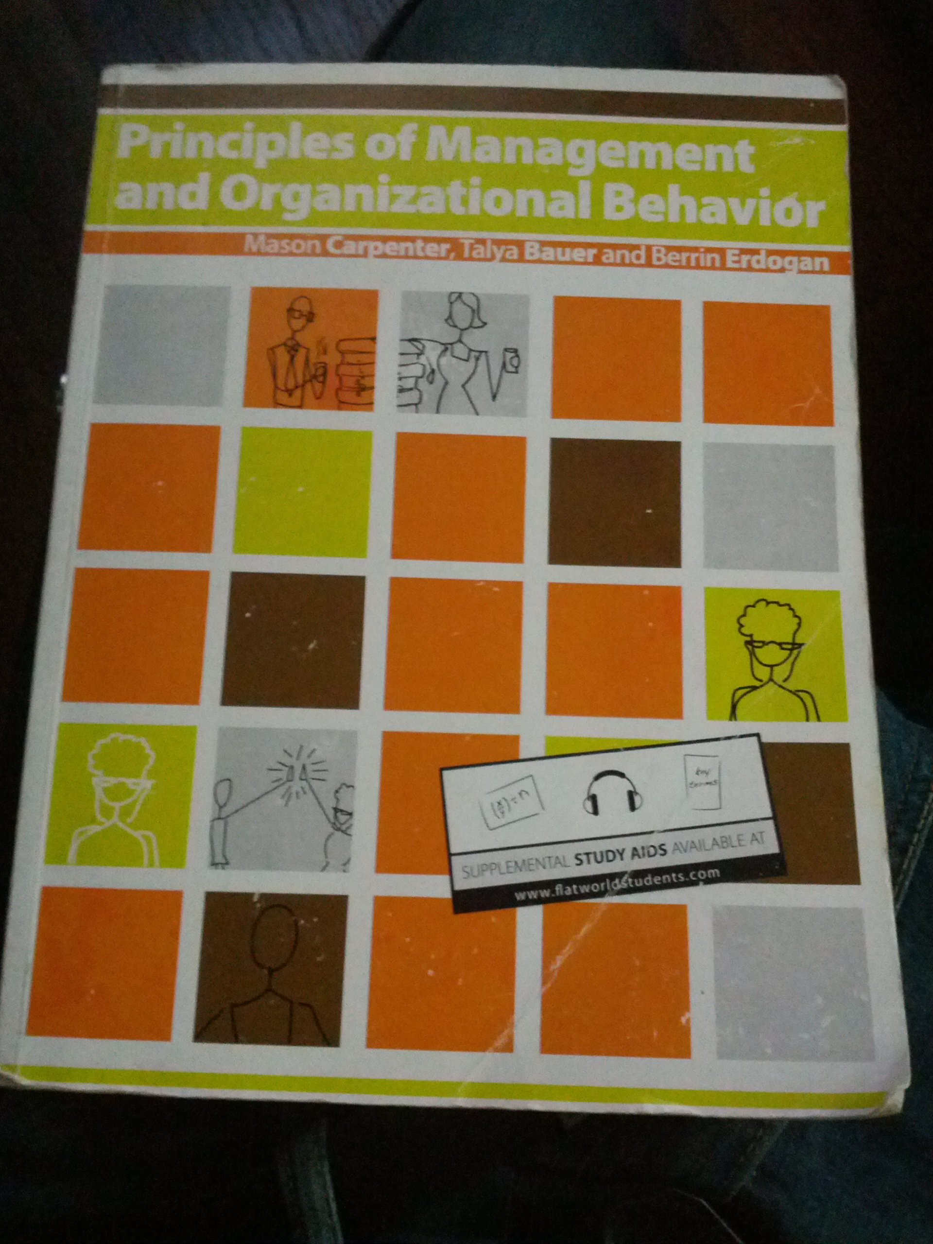 principles of management and organizational behavior  mason carpenter, talya bauer, and berrin erdogan