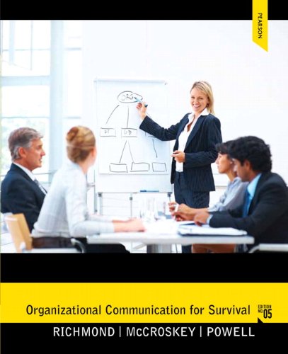 organizational communication for survival 5th edition richmond, virginia peck, mccroskey, james c.