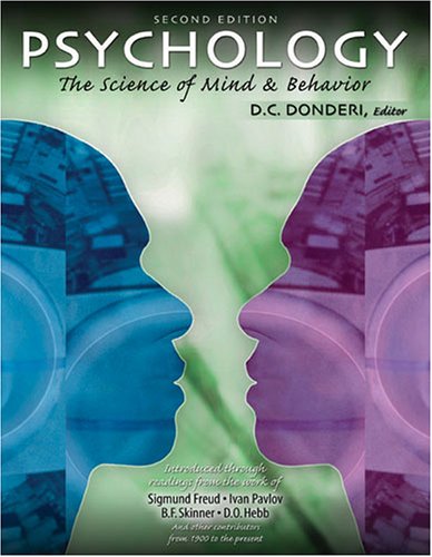 psychology the science of mind and behavior 2nd edition don c donderi 0757525237, 9780757525230