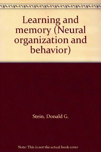 learning and memory  stein, donald g 0024165204, 9780024165206