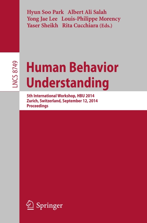 human behavior understanding 3rd edition author 3319118390, 9783319118390