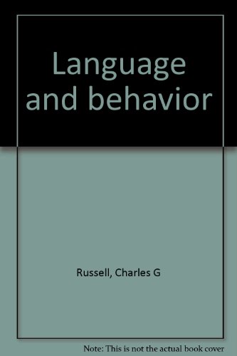 language and behavior 2nd edition charles g russell 0808767127, 9780808767121