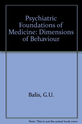 dimensions of behavior  g.u. balis 0409951307, 9780409951301