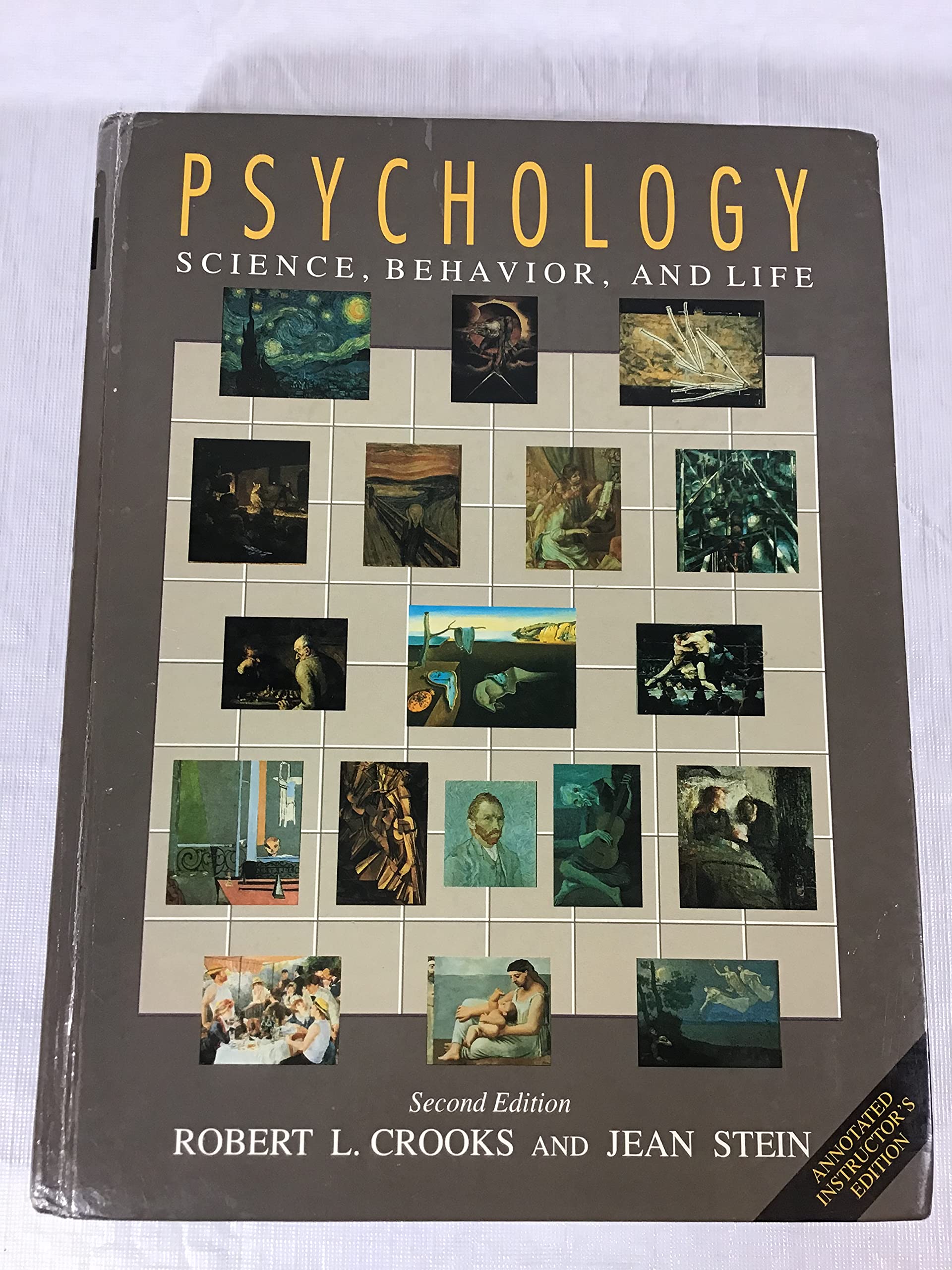 psychology science behavior and life 2nd edition robert l crooks, jean stein 0030538599, 9780030538599