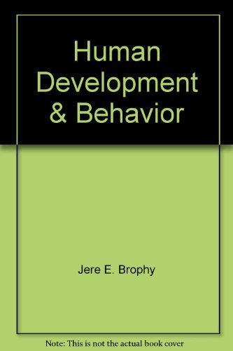 human development and behavior  jere e. brophy, sherry l. willis 0312398859, 9780312398859