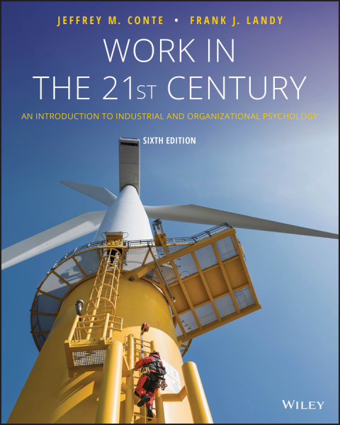 work in the 21st century 6th edition jeffrey m. conte, frank j. landy 1119493447, 9781119493440