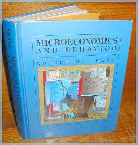 microeconomics and behavior  frank, robert h 0070218706, 9780070218703