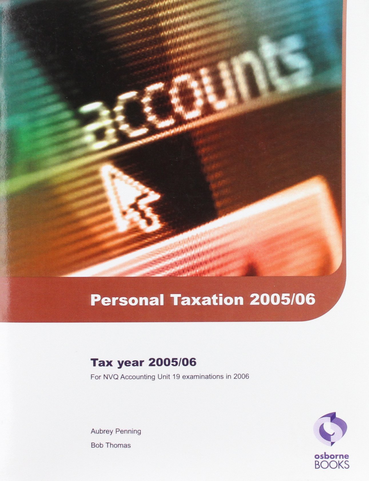 personal taxation  osborne books ltd 1872962823, 9781872962825