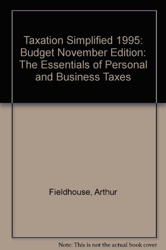 taxation simplified 91st edition e.ewart fieldhouse arthur fieldhouse 1852522461, 9781852522469