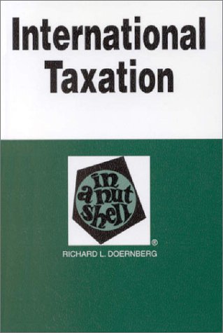 international taxation in a nutshell 5th edition doernberg, richard l. 0314251243, 9780314251244