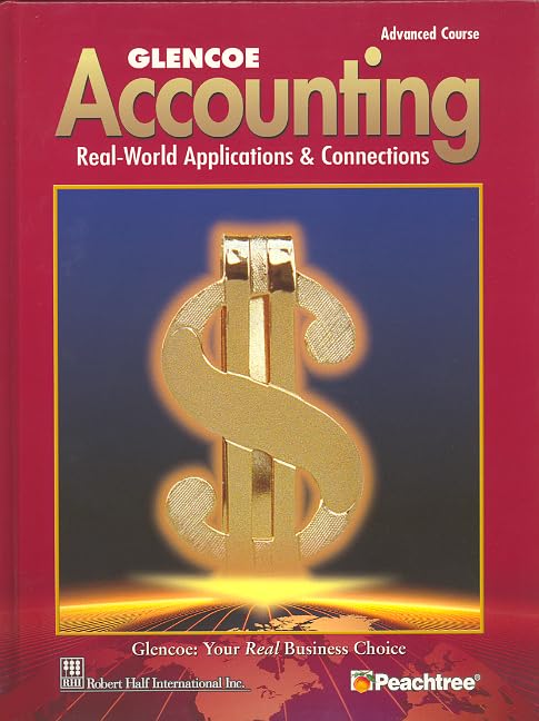 glencoe accounting advanced course 5th edition mcgraw hill 0078461405, 9780078461408