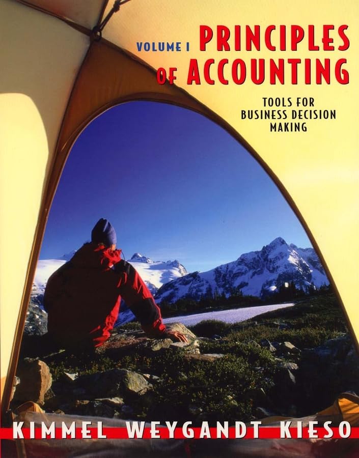 principles of accounting chapters 1 14 volume 1st edition kimmel, paul d., weygandt, jerry j., kieso, donald