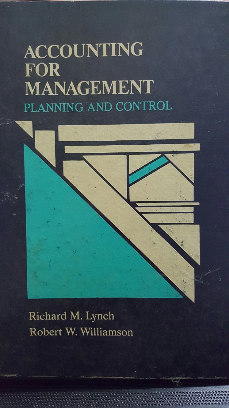 accounting for management planning and control subsequent edition lynch, richard m., ph.d. 0070392218,