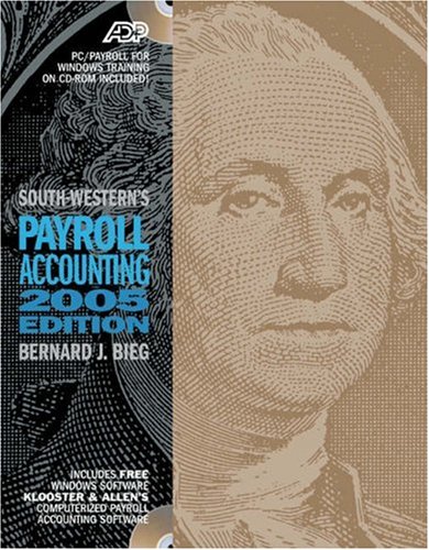 payroll accounting 2005 15th edition bieg, bernard j. 0324301197, 9780324301199