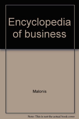 encyclopedia of business  malonis 0810391899, 9780810391895